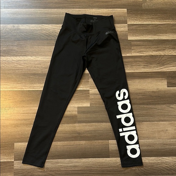 Adidas Black Leggings - Picture 1 of 5